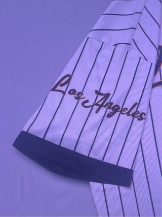 Camiseta Vintage Los Angeles 79 Rayas Doradas