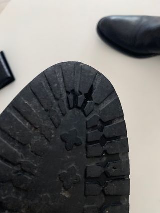 Stivali in pelle nera