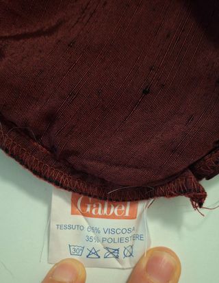 Set 2 federe Gabel effetto seta 42x42 cm