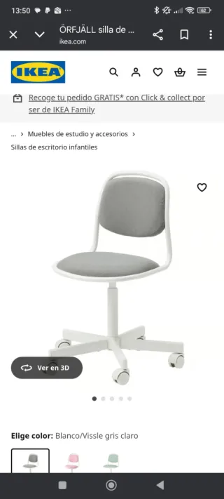 Escritorio y silla de estudio y ordenador