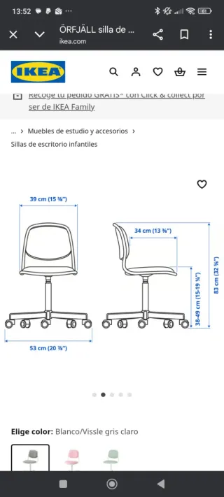 Escritorio y silla de estudio y ordenador