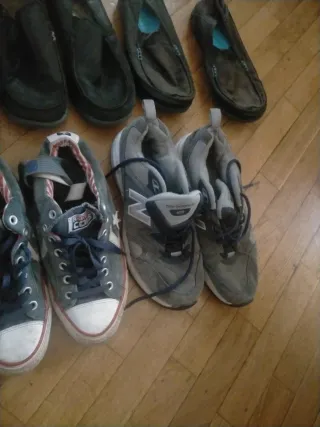 Calzado de hombre negro y marrón