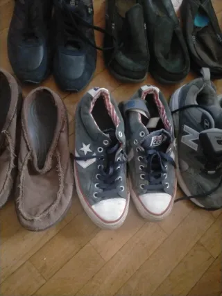 Calzado de hombre negro y marrón