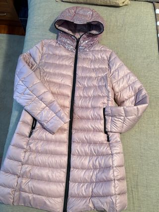 Cazadora GANO rosa con capucha