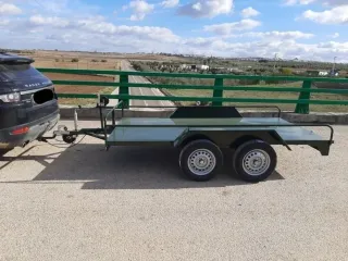 PLATAFORMA BATEA REMOLQUE DOBLE EJE