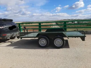PLATAFORMA BATEA REMOLQUE DOBLE EJE