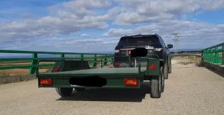 PLATAFORMA BATEA REMOLQUE DOBLE EJE