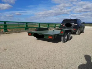 PLATAFORMA BATEA REMOLQUE DOBLE EJE
