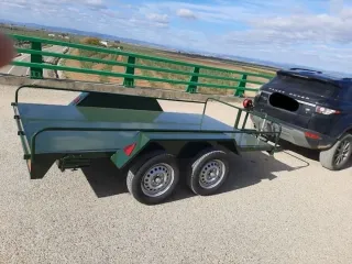 PLATAFORMA BATEA REMOLQUE DOBLE EJE