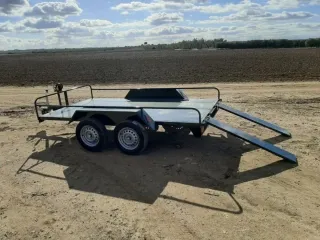 PLATAFORMA BATEA REMOLQUE DOBLE EJE