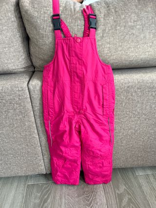 Peto de nieve rosa para niña