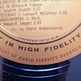 Father Columba McManus All About Love LP 12" 1966