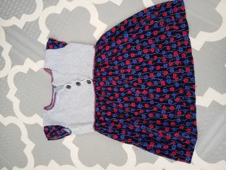 2 vestitini bambina fantasia floreale