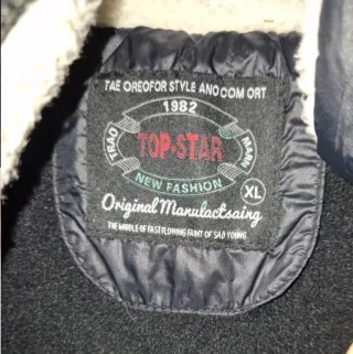 Chaleco Top-Star Negro/Rojo Talla XL