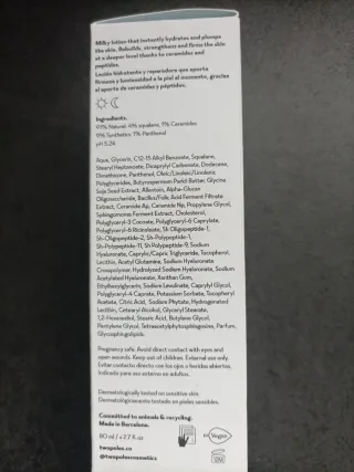 Loción Hidratante Two Poles Vitamin E Ceramides