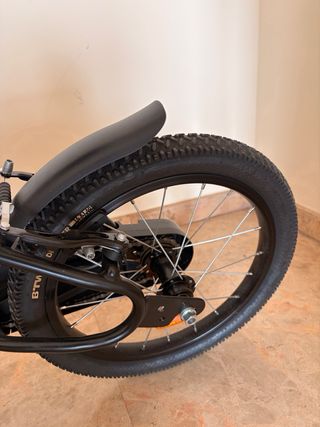 Bicicleta niños 16 pulgadas Btwin 500 Dark Hero