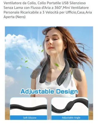 Ventilatore Neck Fan Whirlwind Series