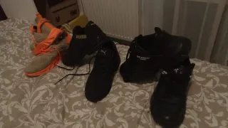 Zapatillas Puma y Roberto Cavalli Negras y Naranja