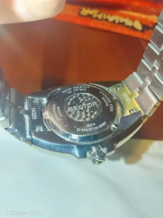 Orologio Sector Uomo Quadrato Bianco Argento