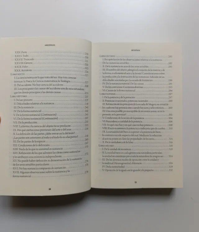 Metafísica. Aristóteles.