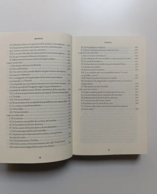 Metafísica. Aristóteles.