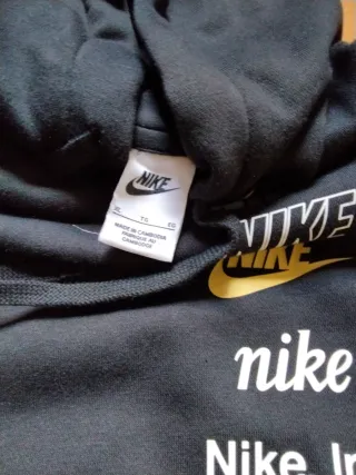 Conjunto Nike Negro Sudadera y Pantalón