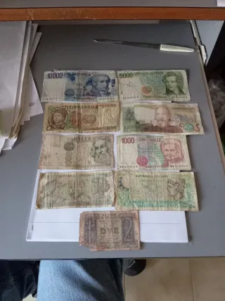 Lotto Banconote Italiane Lire