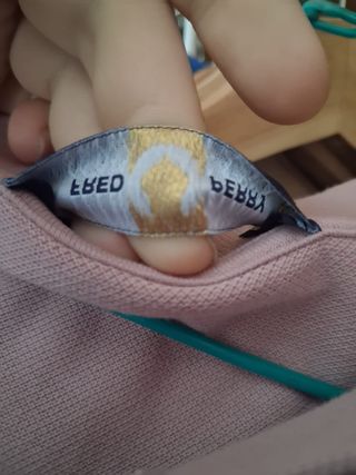 Polo Fred Perry Rosa Talla L Original