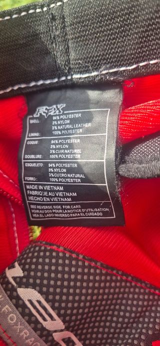 Pantalón infantil Motocross Fox Rojo y Negro