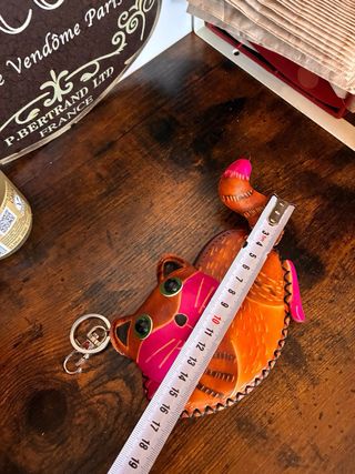 Monedero de piel de gato nuevo