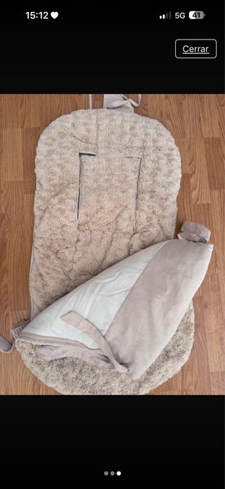 Saco para bebé de peluche