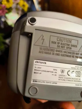 Radio despertador Aiwa FR-A270 azul