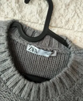 Chaleco Zara punto grueso Zara