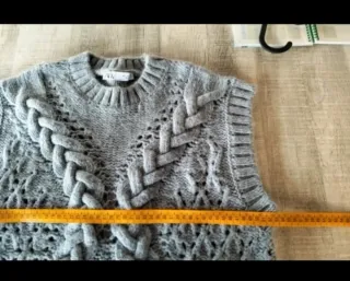 Chaleco Zara punto grueso Zara