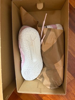 Deportivas Munich niña rosa y blanco