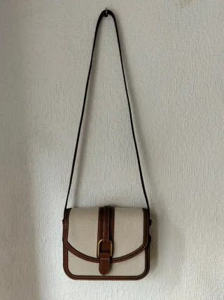 Bolso Mango Beige y Marrón