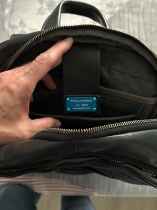 Zaino Piquadro Pelle Nero