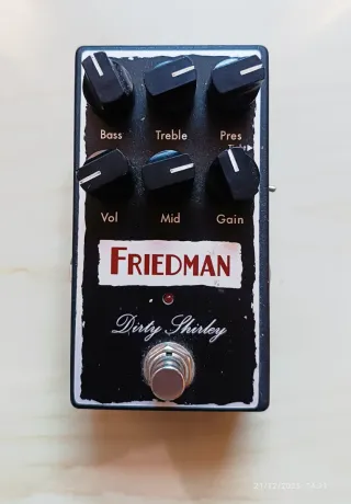 Friedman Dirty Shirley Overdrive Pedal