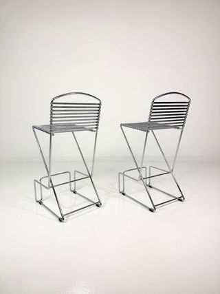 Taburete Postmoderno Till Behrens 1980s