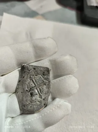 Macuquina 8 Reales Plata Antigua