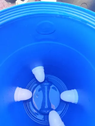 Bidinea 60l comederos para gallinas