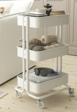 Carrito RÅSKOG Ikea Blanco