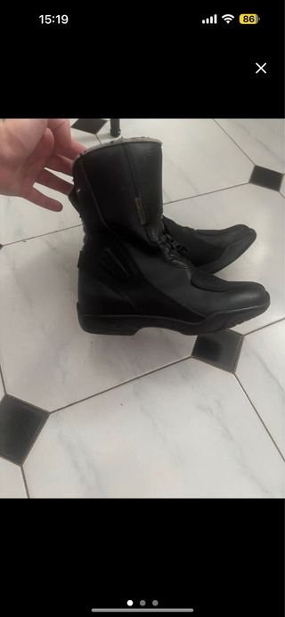Botas de moto negras