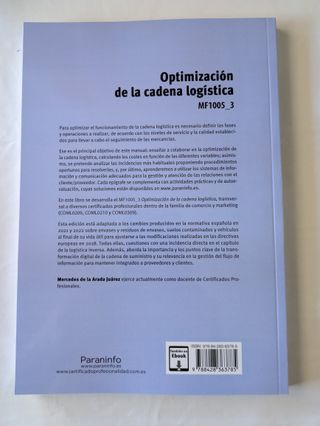 Optimización de la Cadena Logística 9788428363785