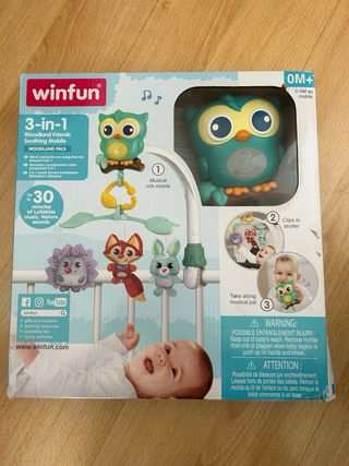 Móvil de Cuna y Carrito Bebé 3 en 1