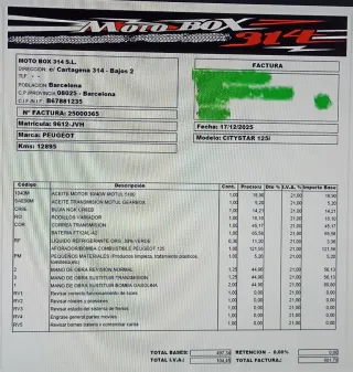 Peugeot CityStar 125i Scooter