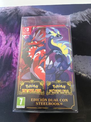 Pokémon Escarlata y Púrpura Edición Dual Steelbook