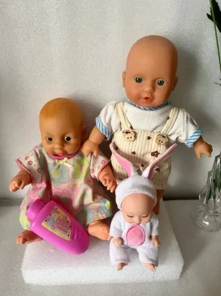 Pack 3 muñecos bebé
