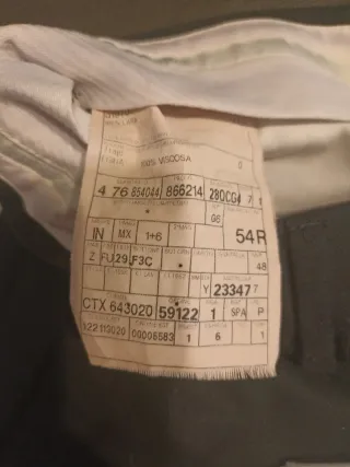 Traje Ermenegildo Zegna Negro Hombre