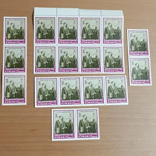 Lote Sellos Ajman, EAU, JFK 1917-1963